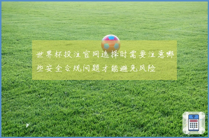 世界杯投注官网选择时需要注意哪些安全合规问题才能避免风险