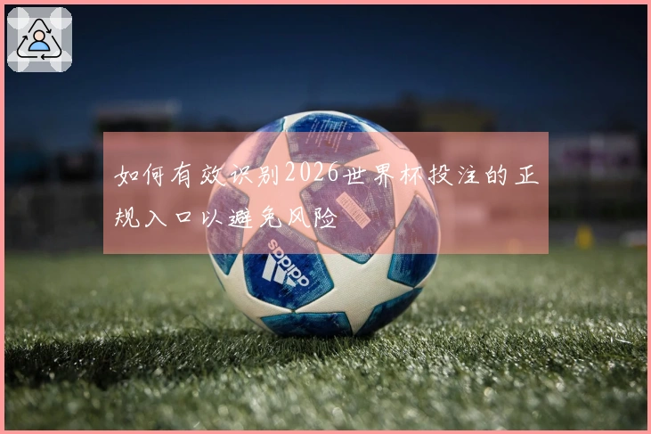 如何有效识别2026世界杯投注的正规入口以避免风险
